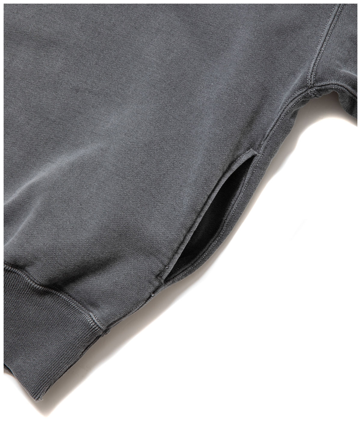 Pigment Dyed Open End Yarn Sweat Hoodie【BLACK】｜COOTIE 