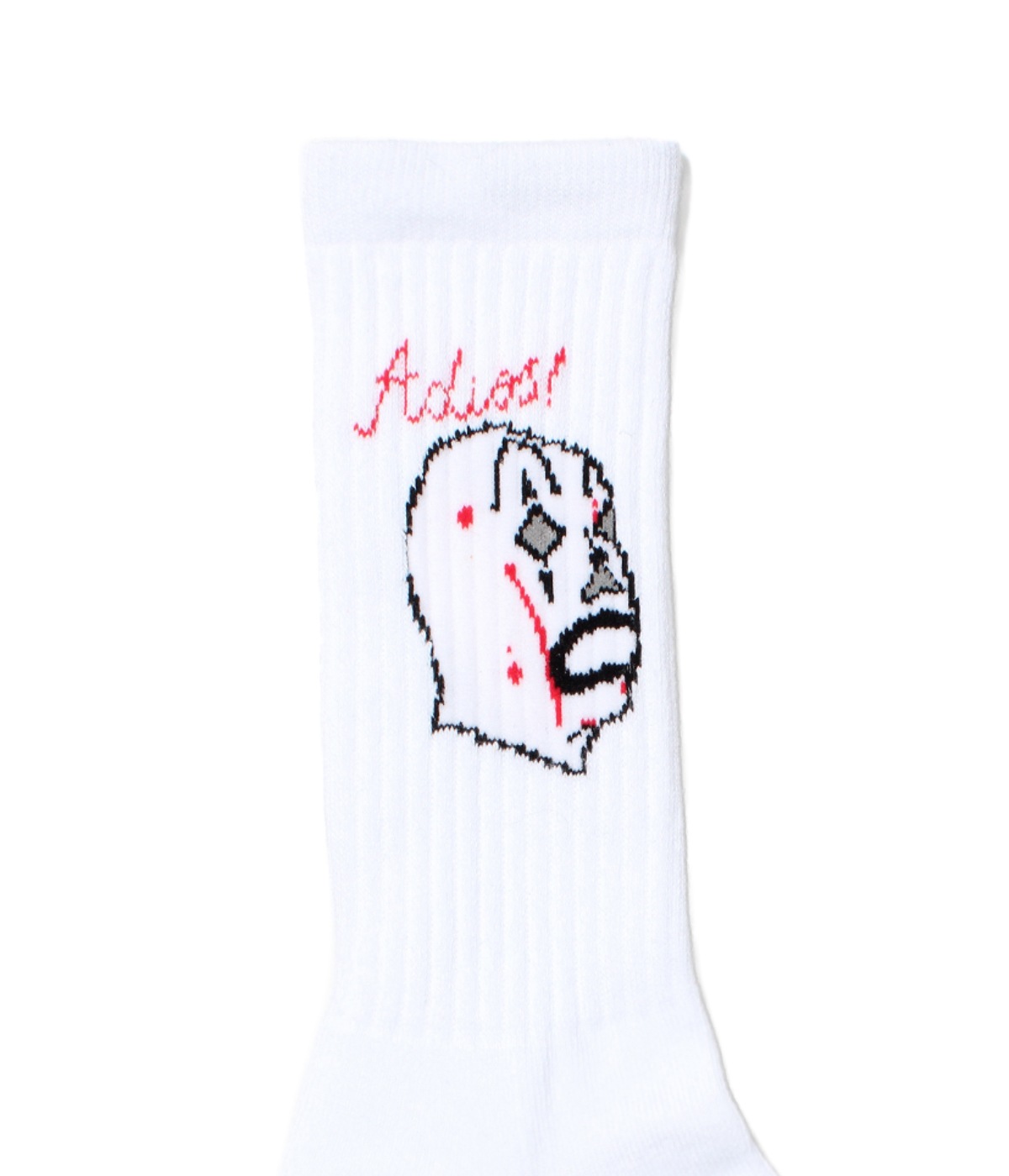 MASK JACQUARD SOCKS【2 Colors Available】