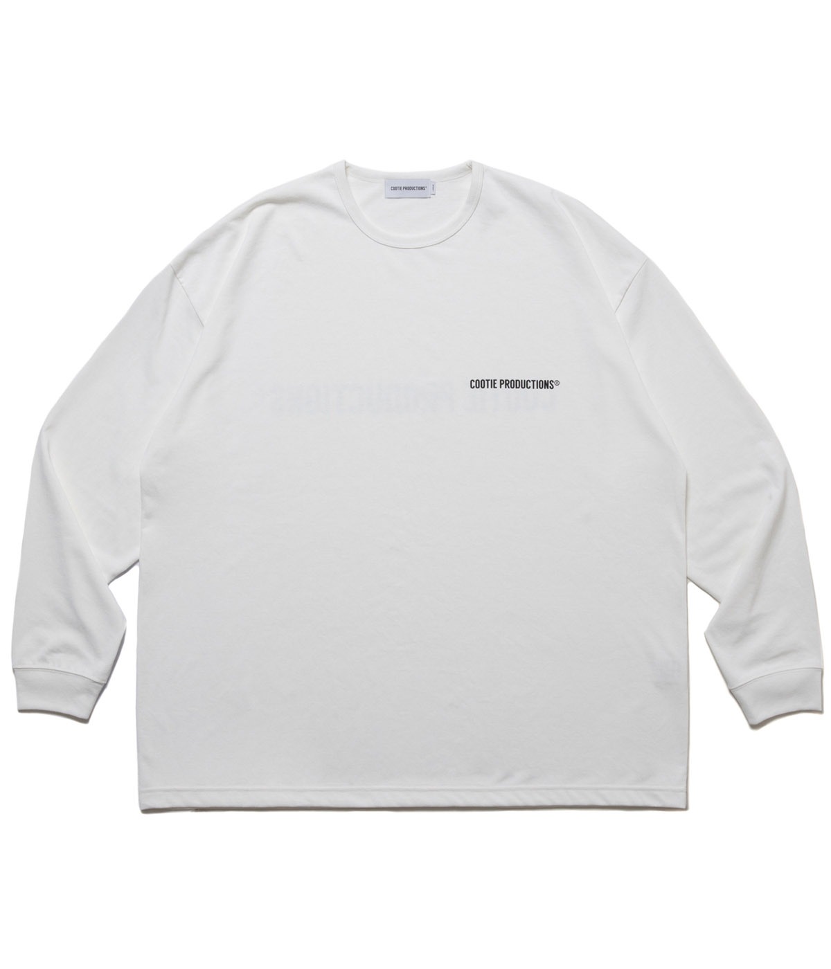 Dry Tech Jersey Oversized L/S Tee【WHITE】｜COOTIE
