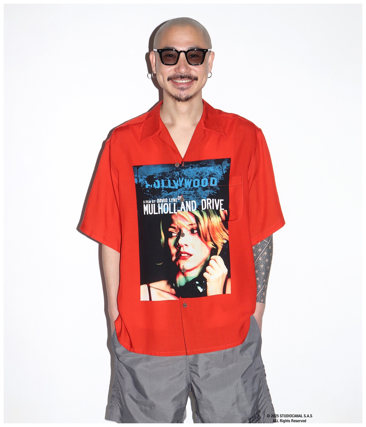 NYLON BOARD SHORTS (TYPE-1)【GRAY】 ｜WACKO MARIA｜MELTING POT