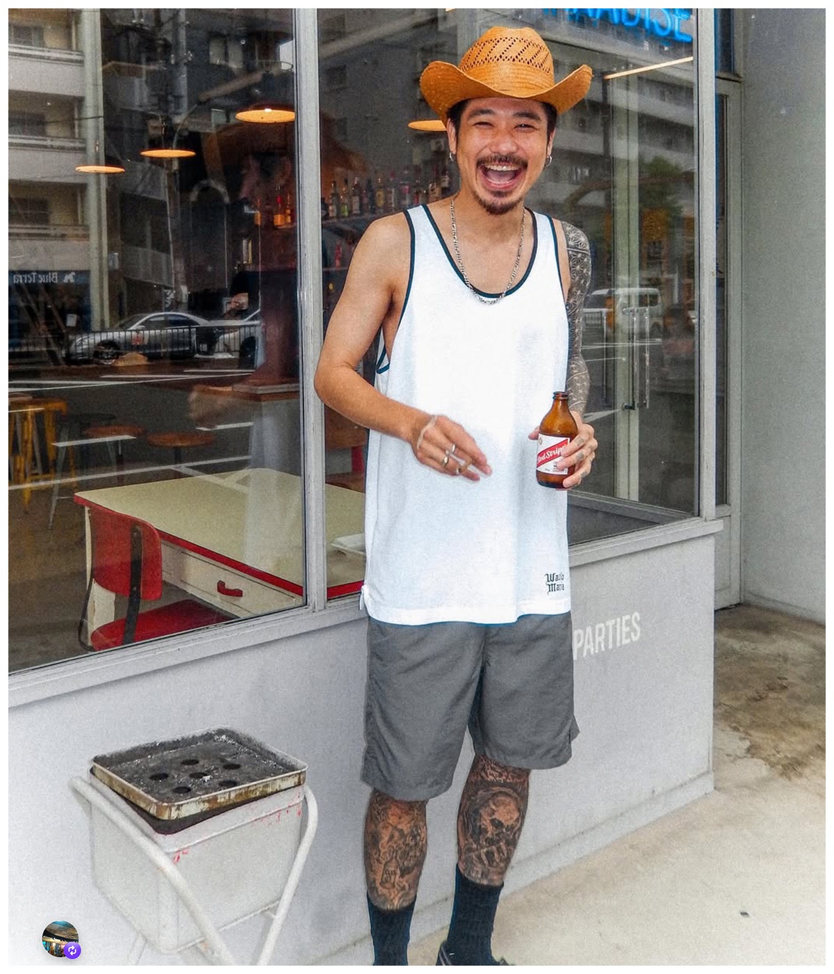 NYLON BOARD SHORTS (TYPE-1)【GRAY】 ｜WACKO MARIA｜MELTING POT