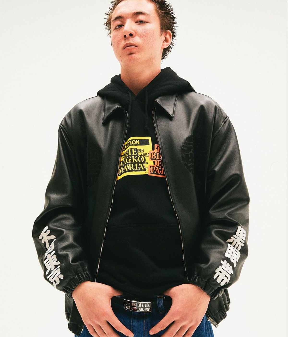 BlackEyePatch / PULLOVER HOODED SWEAT SHIRT【BLACK】｜WACKO MARIA