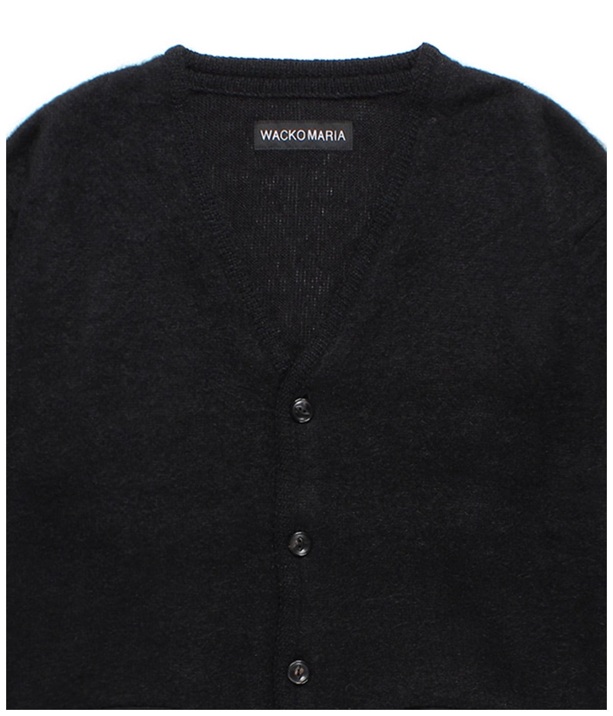 MOHAIR KNIT CARDIGAN (TYPE-1)【BLACK】｜WACKO MARIA｜MELTING POT