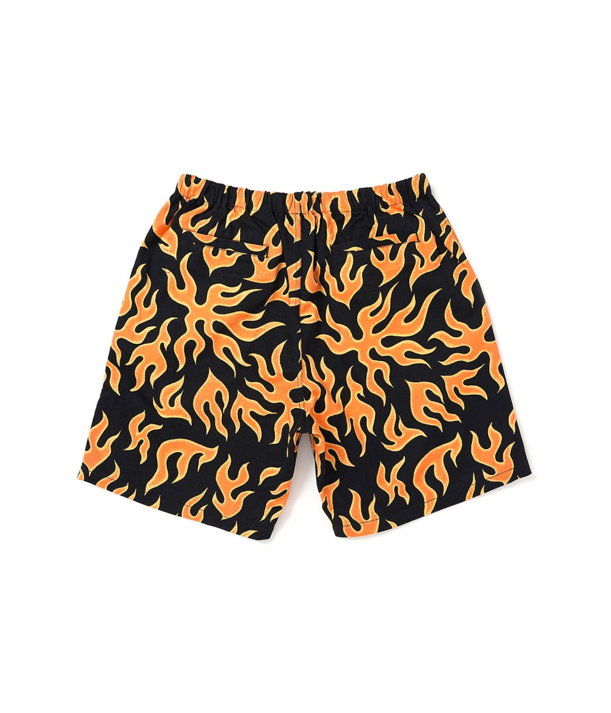 FIRE SHORTS【ORANGE-BLACK】｜CHALLENGER｜MELTING POT（正規取扱店