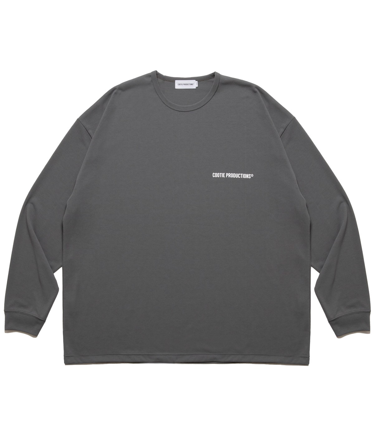 トップス COOTIE DRY TECH JERSEY OVERSIZED L/S TEE COOTIE PRODUCTIONS/Dry Tech Jersey Oversized L/S Tee（Black
