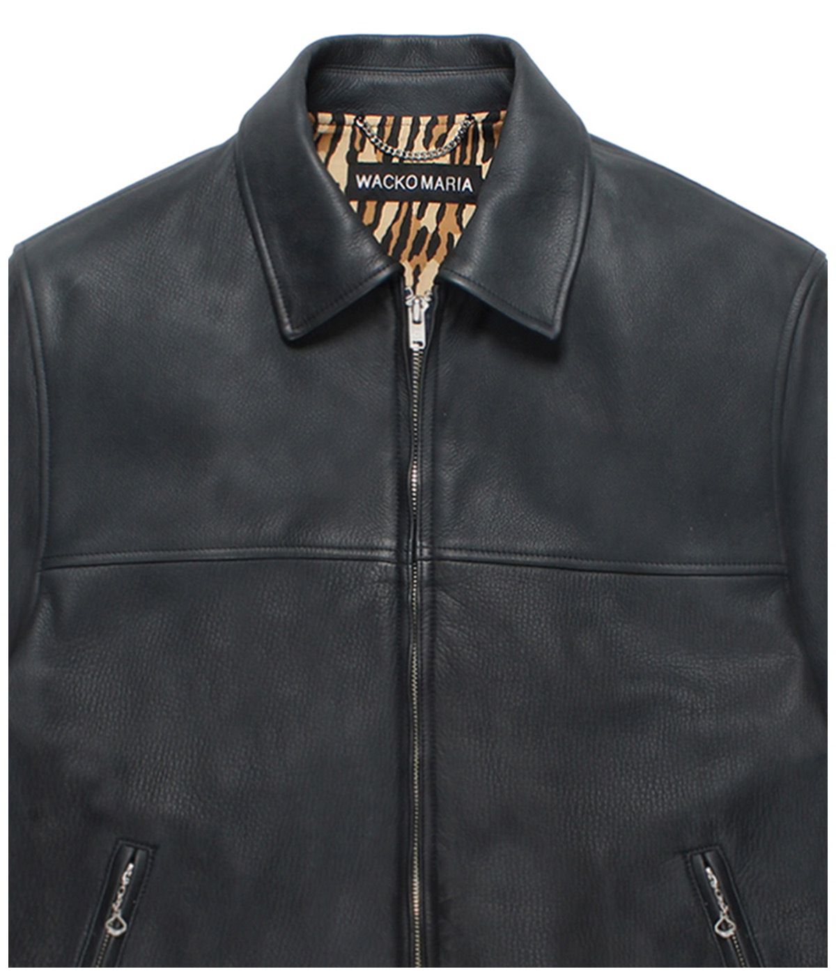 LEATHER SINGLE RIDERS JACKET (TYPE-2)【D-BLUE】｜WACKO MARIA