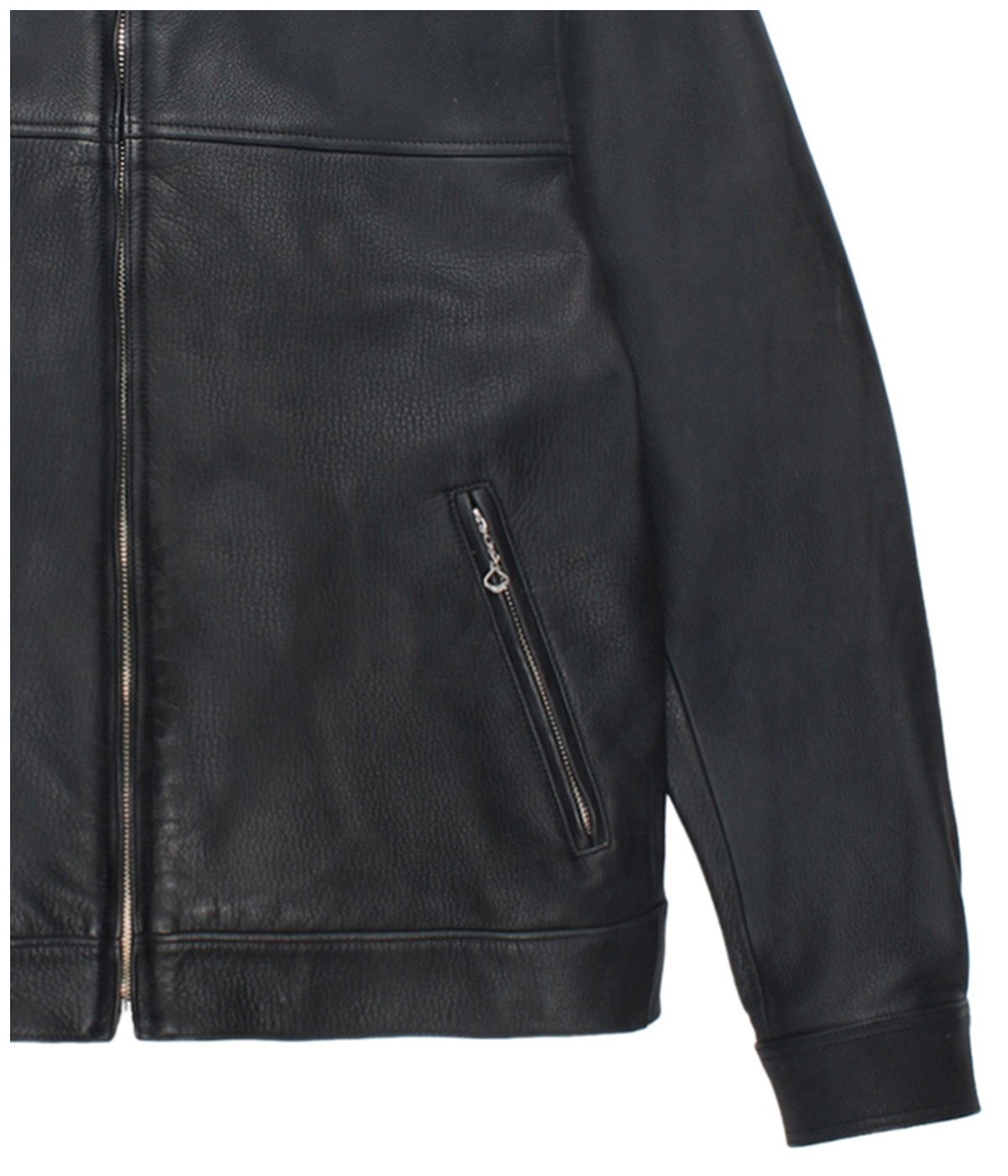 LEATHER SINGLE RIDERS JACKET (TYPE-2)【D-BLUE】