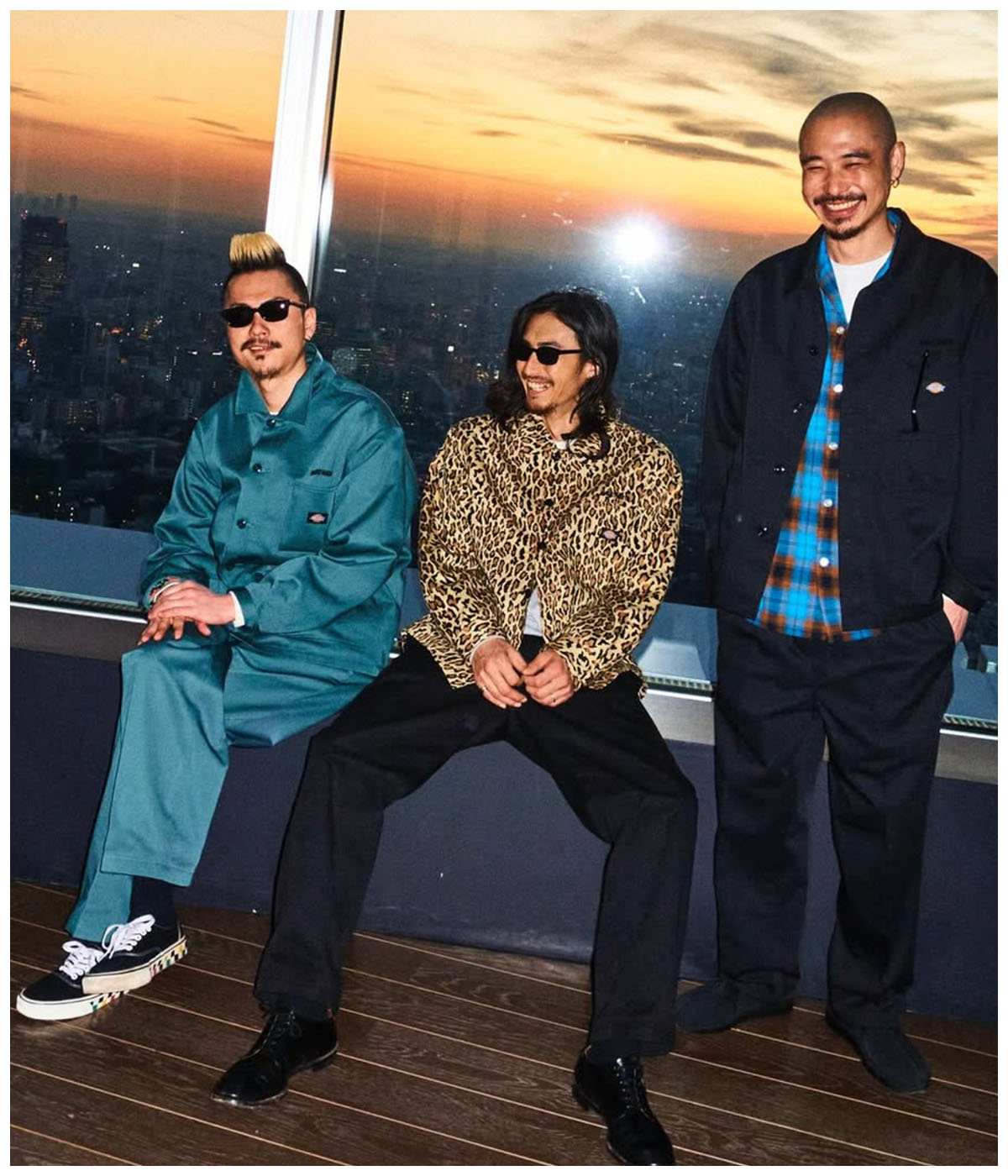 DICKIES / PLEATED TROUSERS【NAVY】