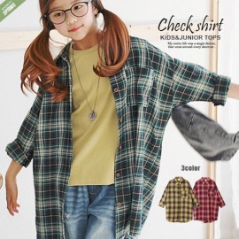 (60%OFF)チェックロングシャツ|アウター|セール
