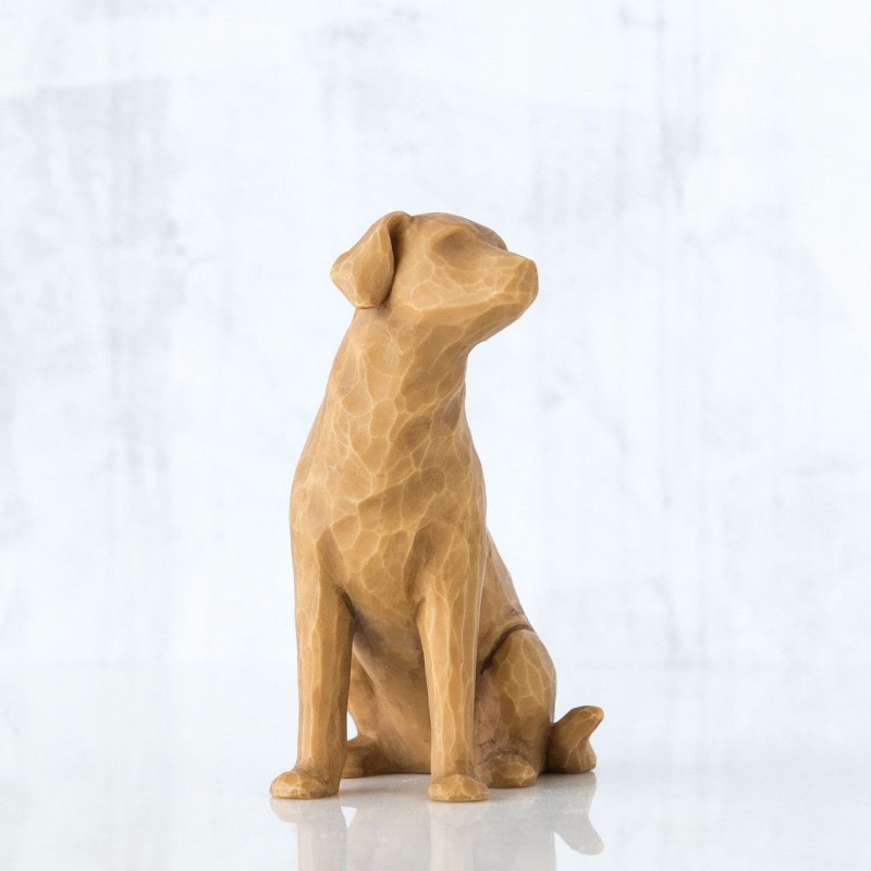 メモリアルオブジェ Love my dog　light  ～私の愛犬～　犬　Willow Tree　【ペット骨壷,遺骨ペンダント,ペット仏壇と共に】