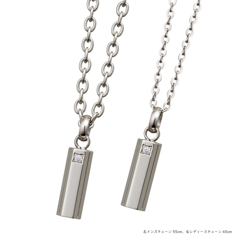 遺骨ペンダント ソウルジュエリーチタンシリーズ 【アクシス プレーン】～チェーン仕様を選べます～