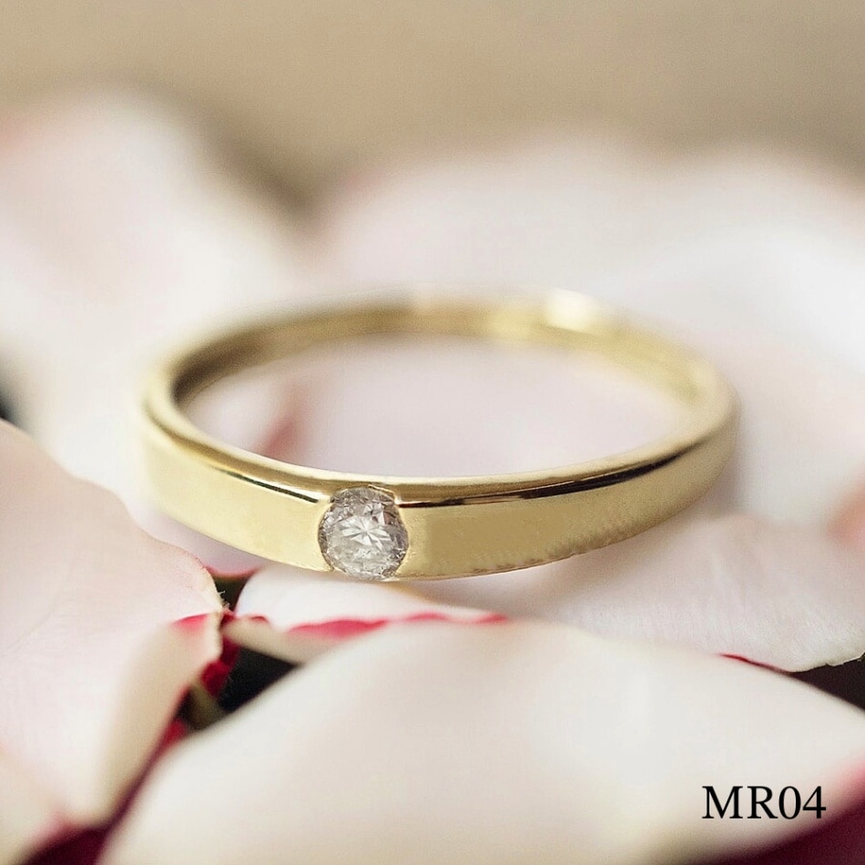 遺骨リング・メモリアルリング,遺骨リング：イエローゴールド製