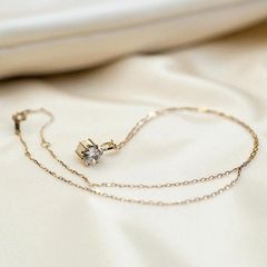 �����른�奨�꡼ ���ꥹ�����ǺࡧK10YG 10�⥤������������ɡ�CZ ���塼�ӥå����륳�˥���40cm����������°������ڥ�����