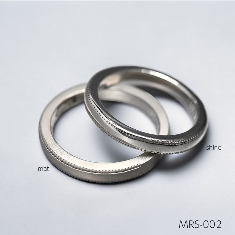 『遺骨リング』完全防水のオーダーメモリアルリング MRS-02 SILVER925製　マット o rシャイン 7号~20号まで製作可能
