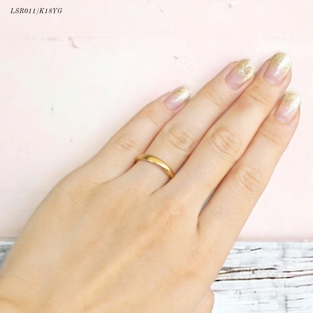 ���ꥢ���󥰡�LSR011/K18YG�� �����ɿ�ΰ����󥰡����ء�K18����������������������ߥ����������奨�꡼