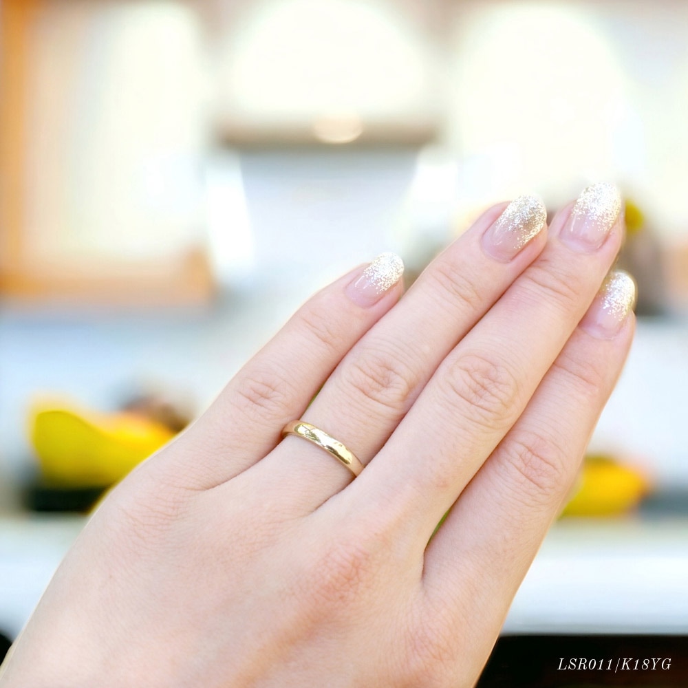 ���ꥢ���󥰡�LSR011/K18YG�� �����ɿ�ΰ����󥰡����ء�K18����������������������ߥ����������奨�꡼