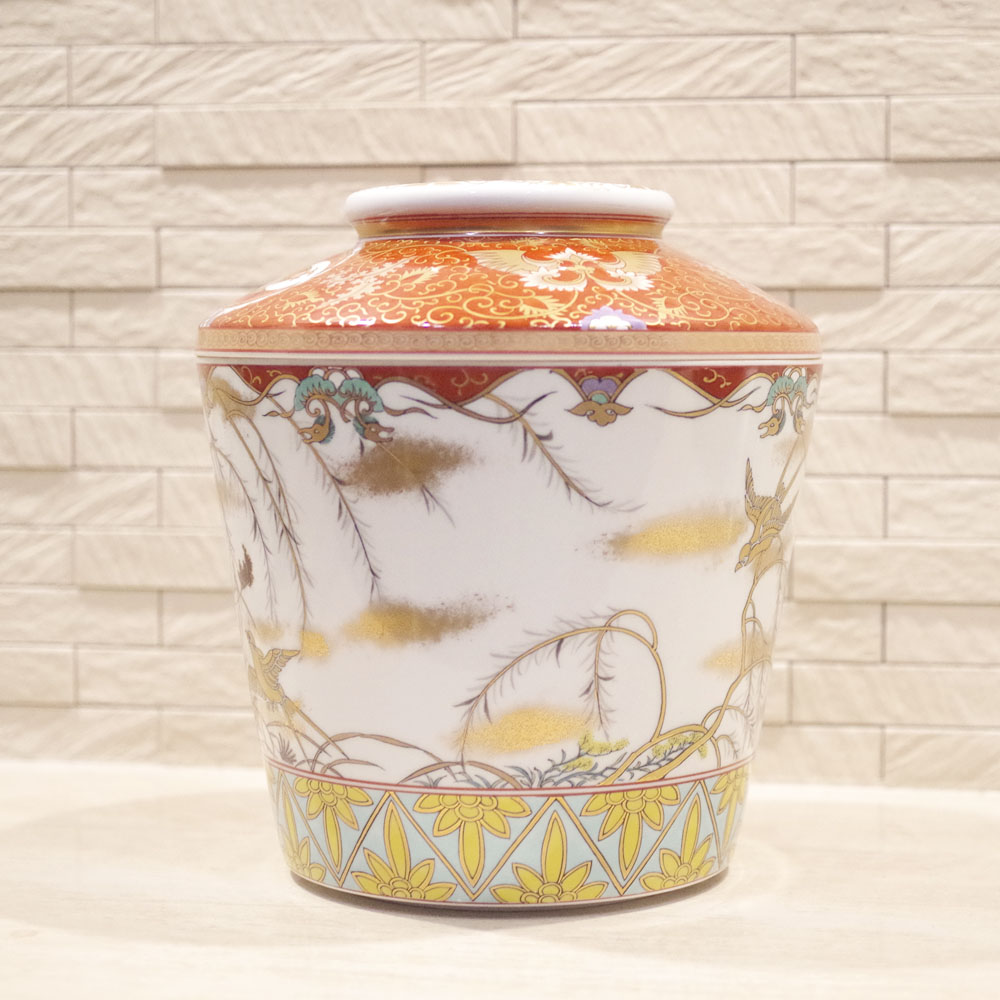 骨壷 全商品一覧,有田焼のお骨壷明治伊万里 有田焼インテリア寿壷