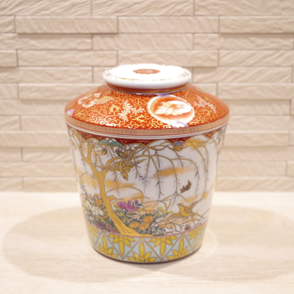 骨壷 全商品一覧,有田焼のお骨壷明治伊万里 有田焼インテリア寿壷