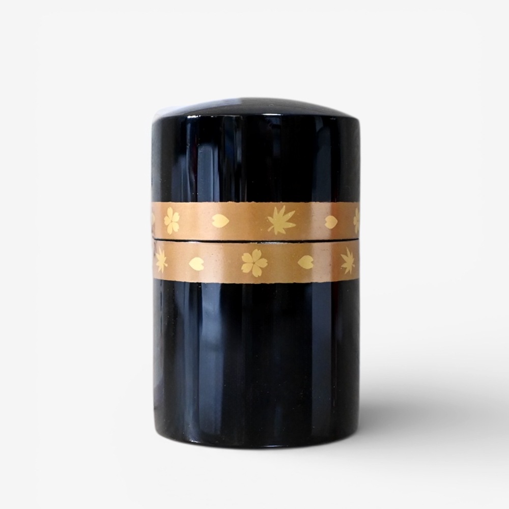 分骨ミニ骨壷(骨壺) 木製本漆 蒔絵 帯春秋