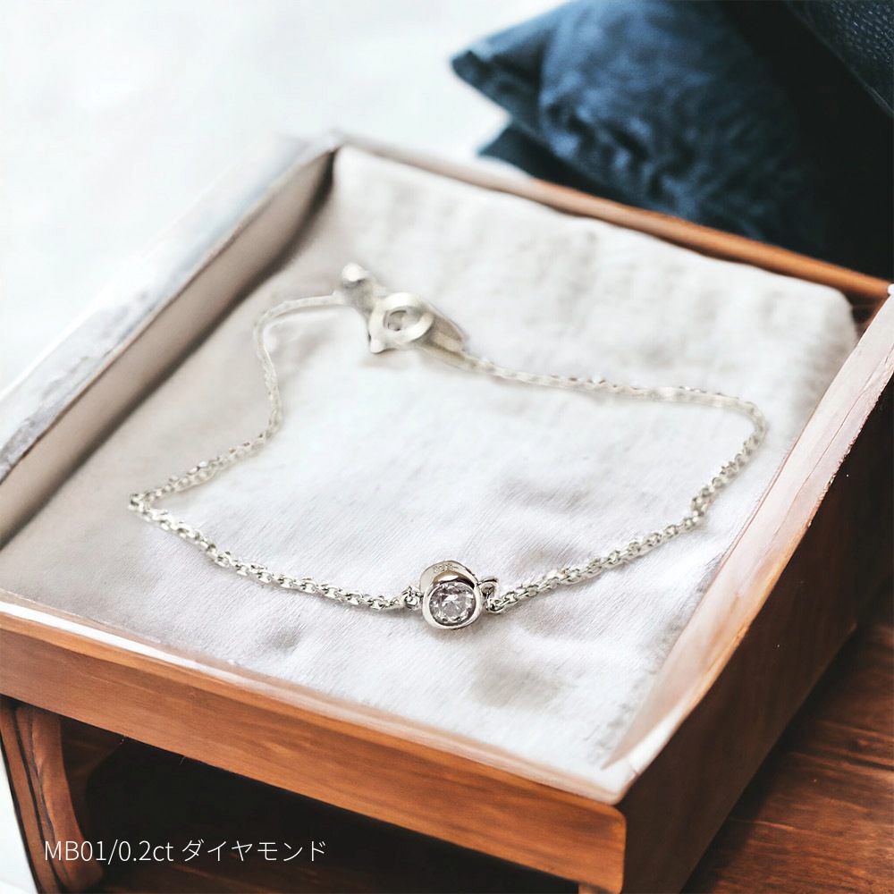 MB01/Pt900ۥꥢ֥쥹å ɿ奨꡼ ץʡ3mm