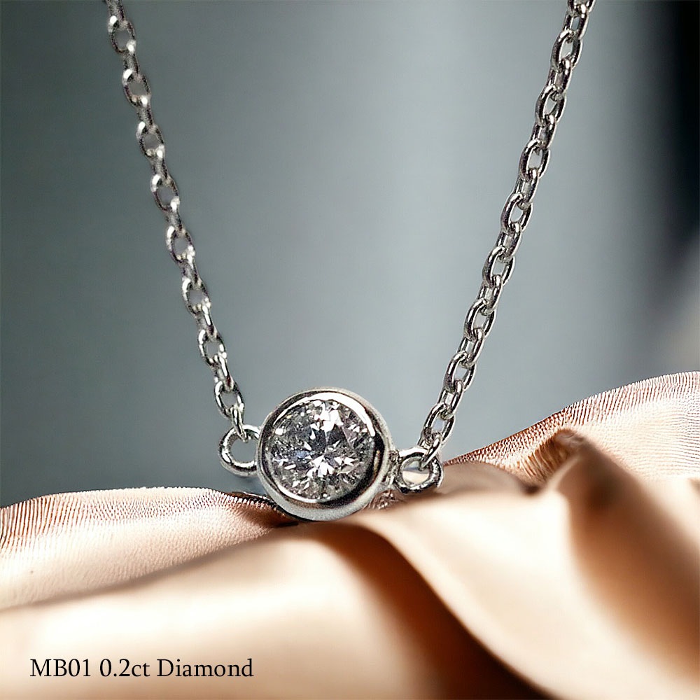 MB01/Pt900ۥꥢ֥쥹å ɿ奨꡼ ץʡ3mm