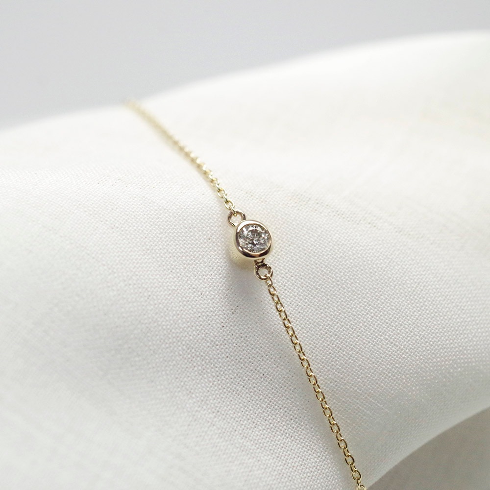 MB01/ɡۥꥢ֥쥹å ɿ奨꡼ K10YG or K18YG3mm