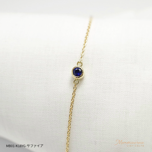 MB01/ɡۥꥢ֥쥹å ɿ奨꡼ K10YG or K18YG3mm