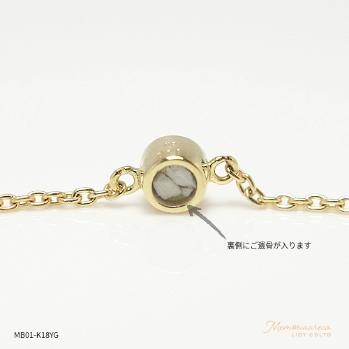 MB01/ɡۥꥢ֥쥹å ɿ奨꡼ K10YG or K18YG3mm