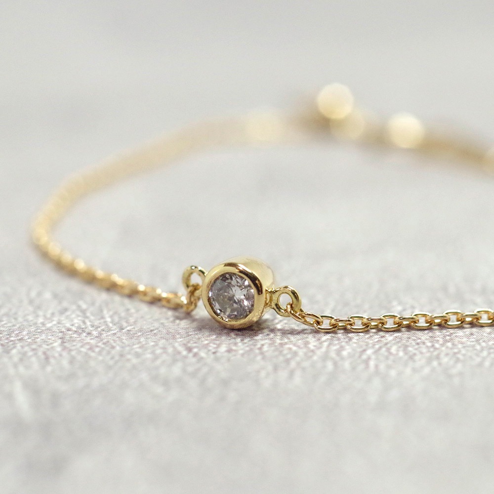 MB01/ɡۥꥢ֥쥹å ɿ奨꡼ K10YG or K18YG3mm