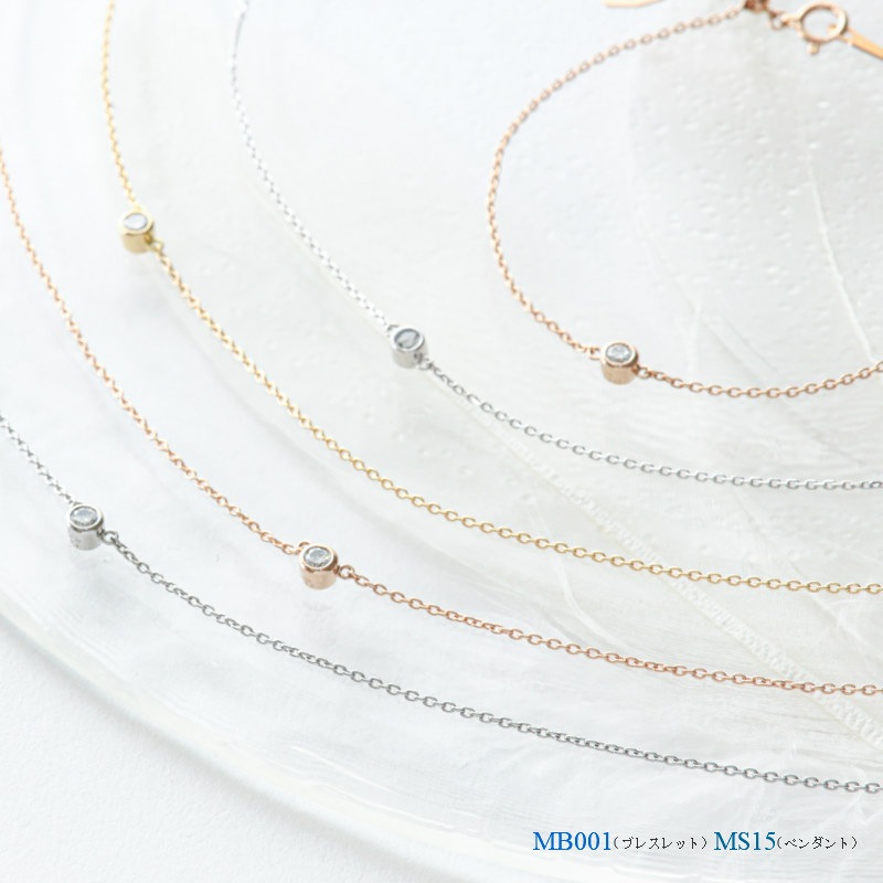 MB01/ɡۥꥢ֥쥹å ɿ奨꡼ K10YG or K18YG3mm