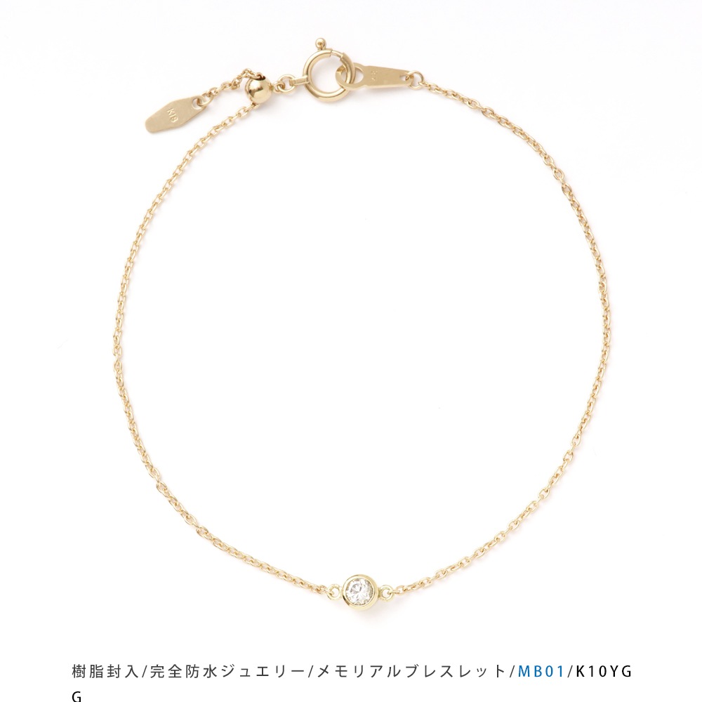 MB01/ɡۥꥢ֥쥹å ɿ奨꡼ K10YG or K18YG3mm