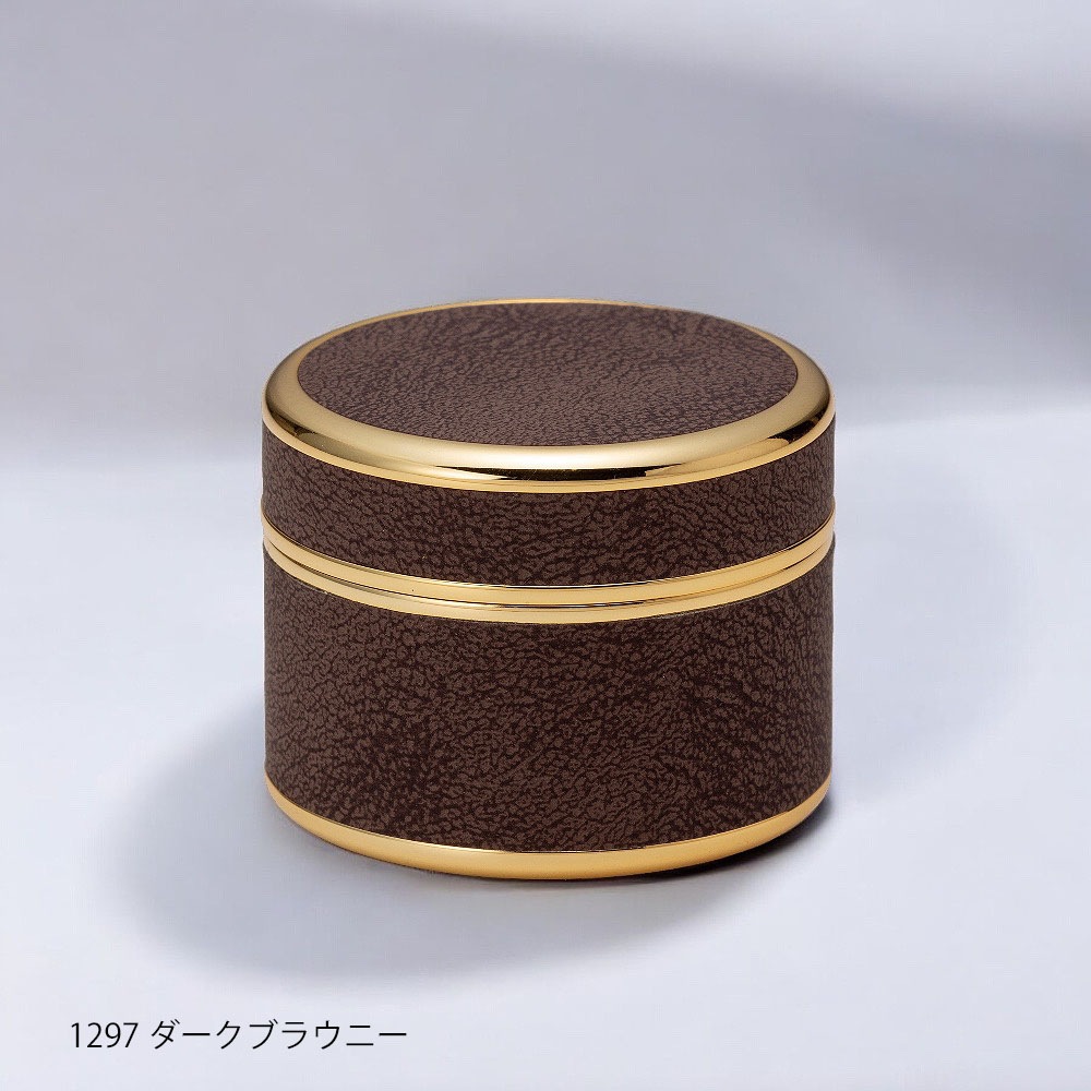 金属を布貼りした手元供養用の小さな骨壷　ソウルプチポット ミニ骨壷 Cecle サクレ 10カラー展開
