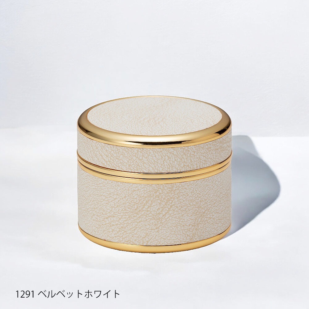 金属を布貼りした手元供養用の小さな骨壷　ソウルプチポット ミニ骨壷 Cecle サクレ 10カラー展開