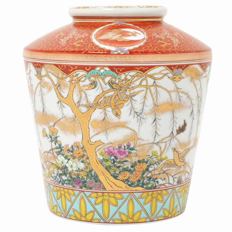 骨壷 全商品一覧,有田焼のお骨壷明治伊万里 有田焼インテリア寿壷