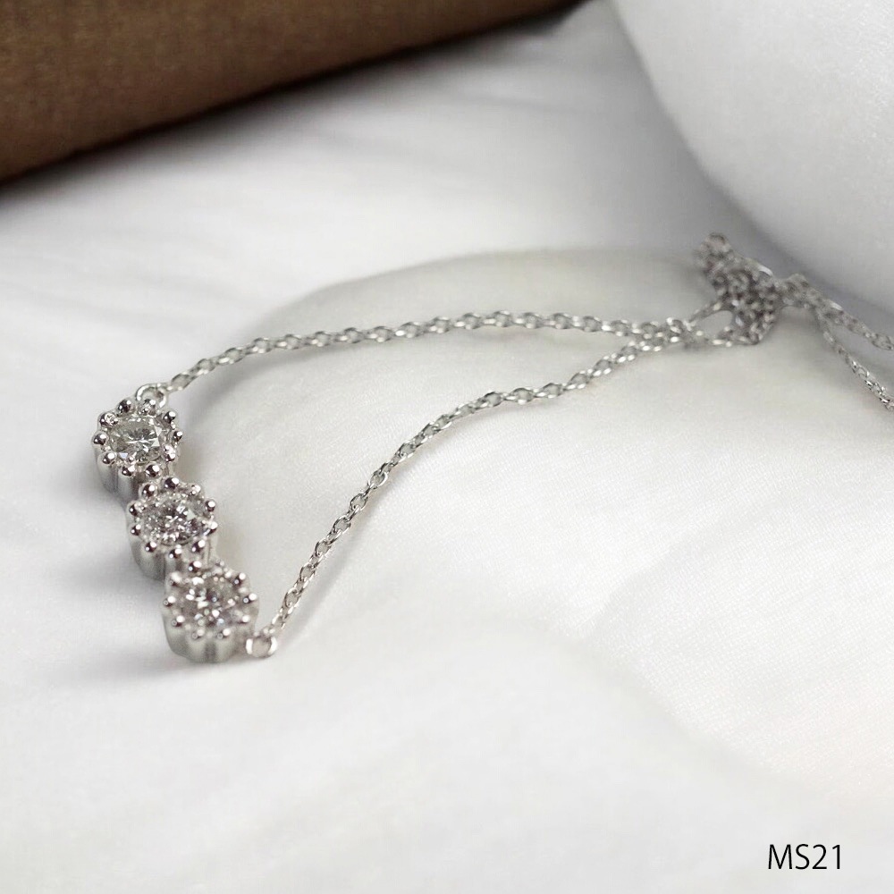 ��MS21/�ץ���ʡ� ���������δ����ɿ���ꥢ�른�奨�꡼������ڥ�����MS21 Pt900��3�Ф����� ���饤����43cm����������Υ�����