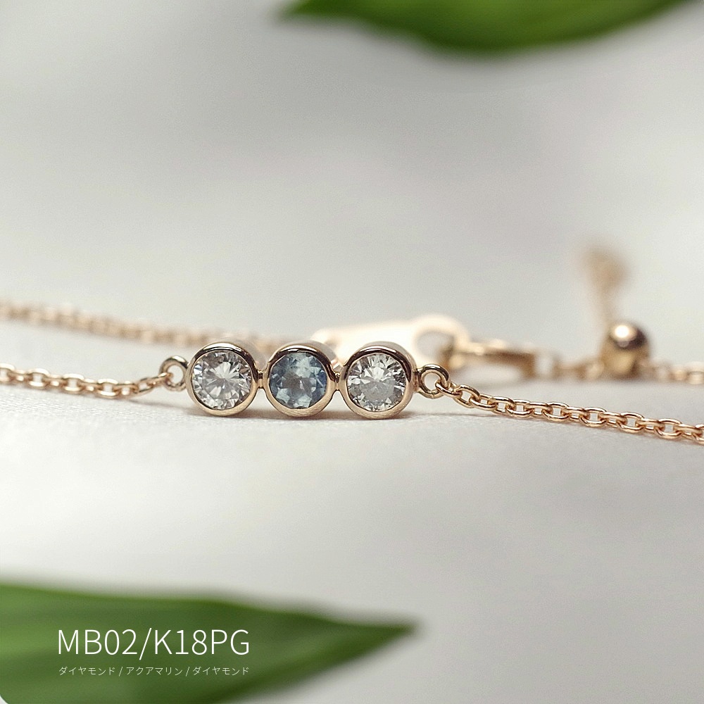 MB02/ԥ󥯥ɡۥꥢ֥쥹å ɿ奨꡼ K10PG ޤ K18PG 3mmߣ