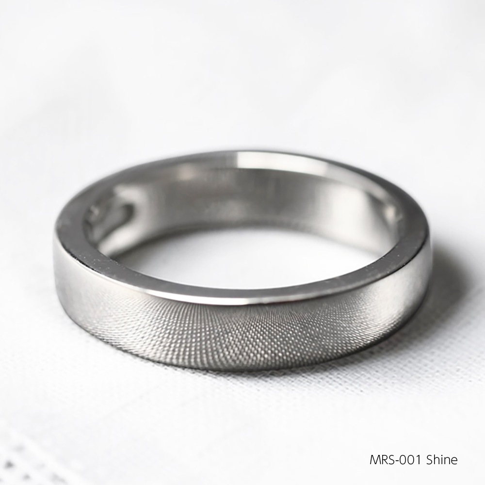 『遺骨リング』完全防水のオーダーメモリアルリング MRS-01 SILVER925製　マット o rシャイン 7号~20号まで製作可能