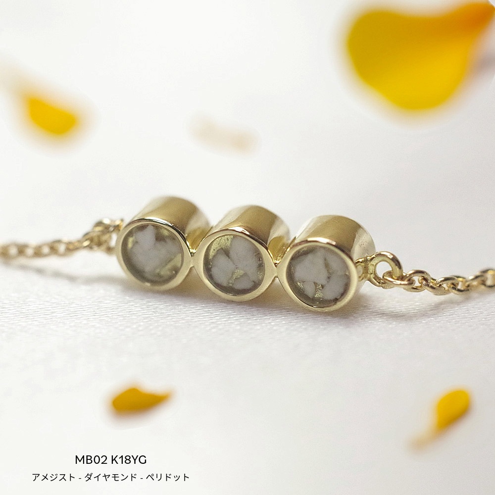 MB02/ɡۥꥢ֥쥹å ɿ奨꡼ K10YG ޤ K18YG 3mmߣ