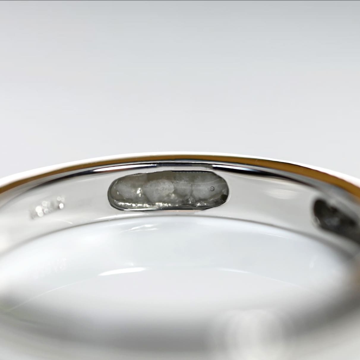 『遺骨リング』完全防水のオーダーメモリアルリング MRS-02 SILVER925製　マット o rシャイン 7号~20号まで製作可能