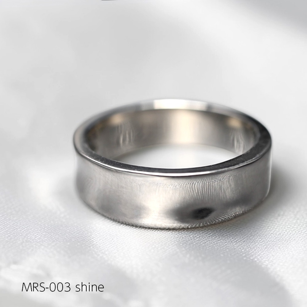 『遺骨リング』完全防水のオーダーメモリアルリング MRS-03 SILVER925製　マット o rシャイン 7号~20号まで製作可能