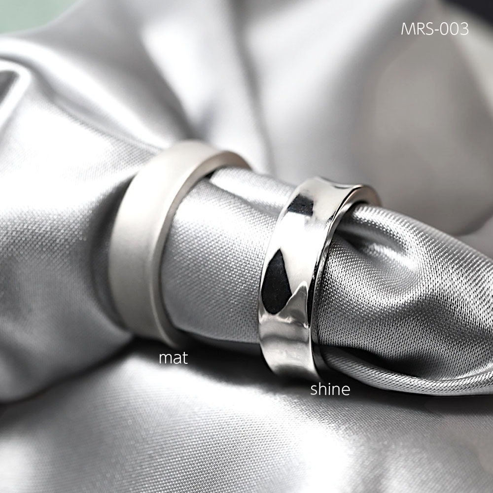 『遺骨リング』完全防水のオーダーメモリアルリング MRS-03 SILVER925製　マット o rシャイン 7号~20号まで製作可能