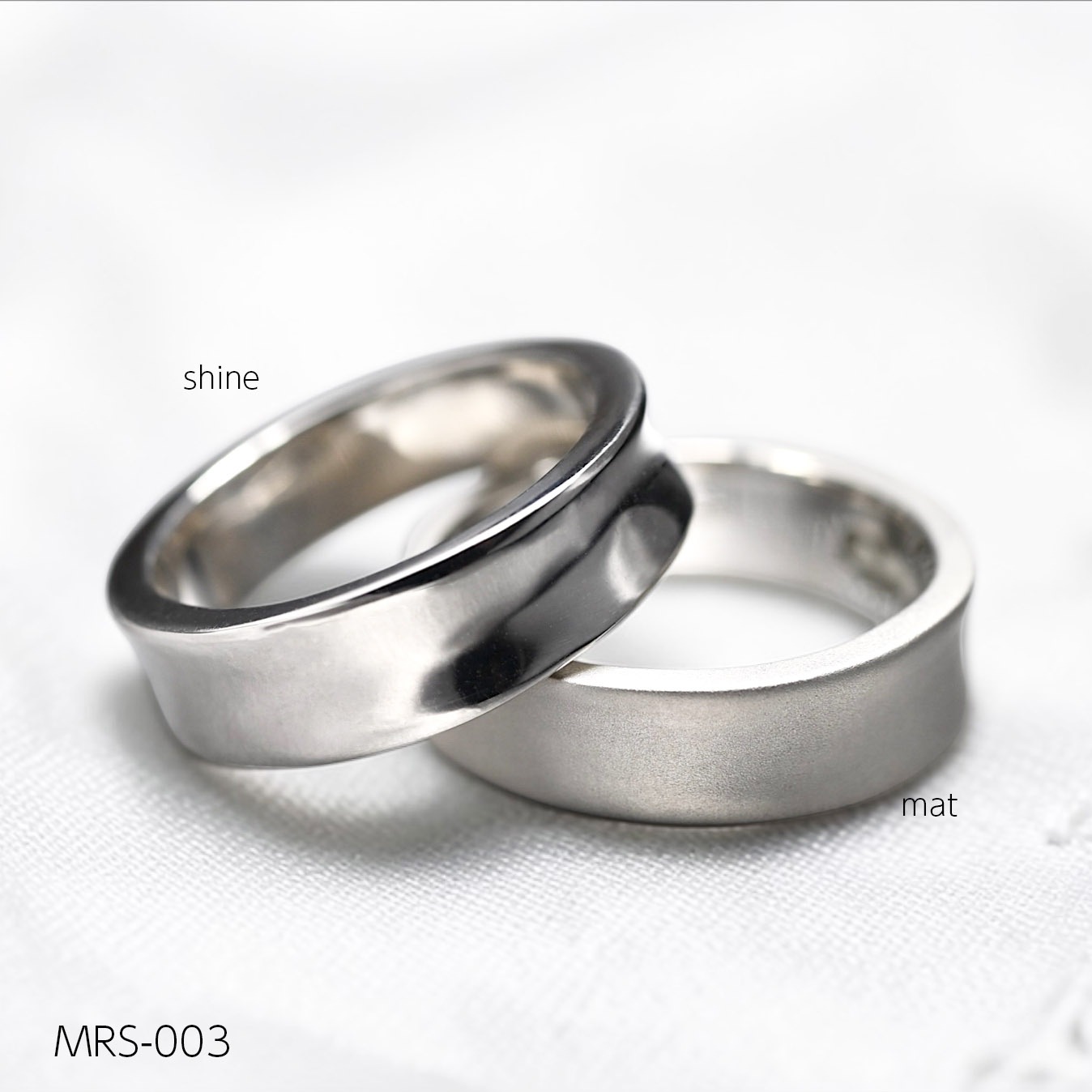 『遺骨リング』完全防水のオーダーメモリアルリング MRS-03 SILVER925製　マット o rシャイン 7号~20号まで製作可能