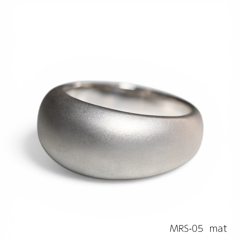 『遺骨リング』完全防水のオーダーメモリアルリング MRS-05　 SILVER925製　マット o rシャイン 7号~20号まで製作可能