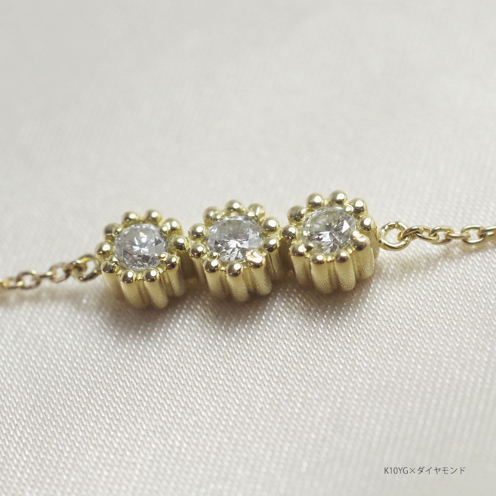 MB03/ɡۥꥢ֥쥹å ɿ奨꡼ K10YG ޤ K18YG 3mmߣ