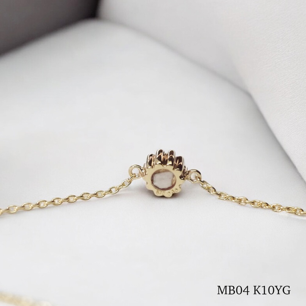 ��MB04/��������������ɡۥ��ꥢ��֥쥹��å� �����ɿ�����������奨�꡼ K10YG or K18YG ��������3mm