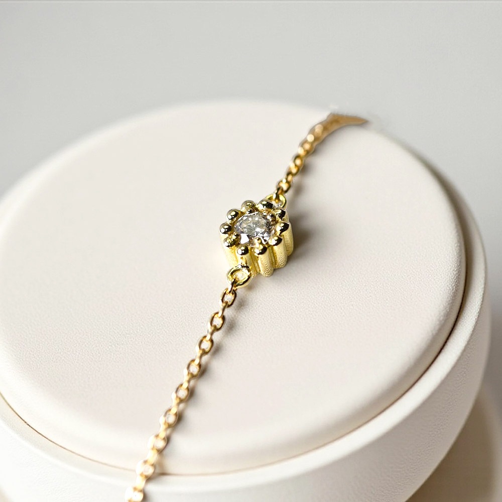 ��MB04/��������������ɡۥ��ꥢ��֥쥹��å� �����ɿ�����������奨�꡼ K10YG or K18YG ��������3mm