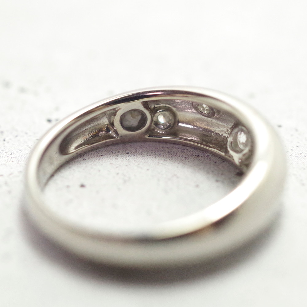 母の遺品の指輪 大切な人の宝石を紡ぐ【2石】-Family Ring Bague Eclat