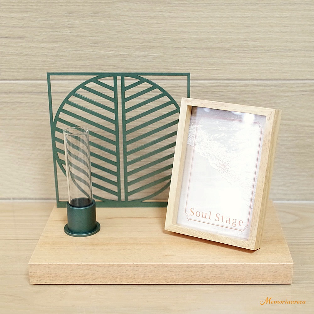 ソウルステージモダンでおしゃれなデザインの手元供養飾り台 ソウル