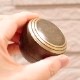 大き目の口径で安定した形状の高い品質の国内製分骨用骨壷　【手元供養用ミニ骨壷】カナタ（茶褐色）