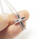 LG CROSS-02 クロス　K18YG (K18PGも可) 3mmの誕生石 [遺骨ペンダント・樹脂タイプ完全防水]   ※本店限定取扱商品